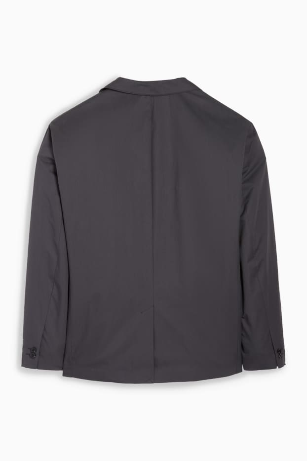 Bărbați - Sacou modular - regular fit - gri închis