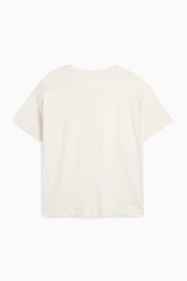 Femei - Tricou - regular fit - bej deschis