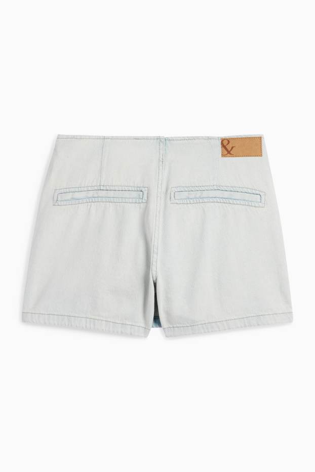 Femei - Fustă-pantalon de blugi - denim-albastru deschis