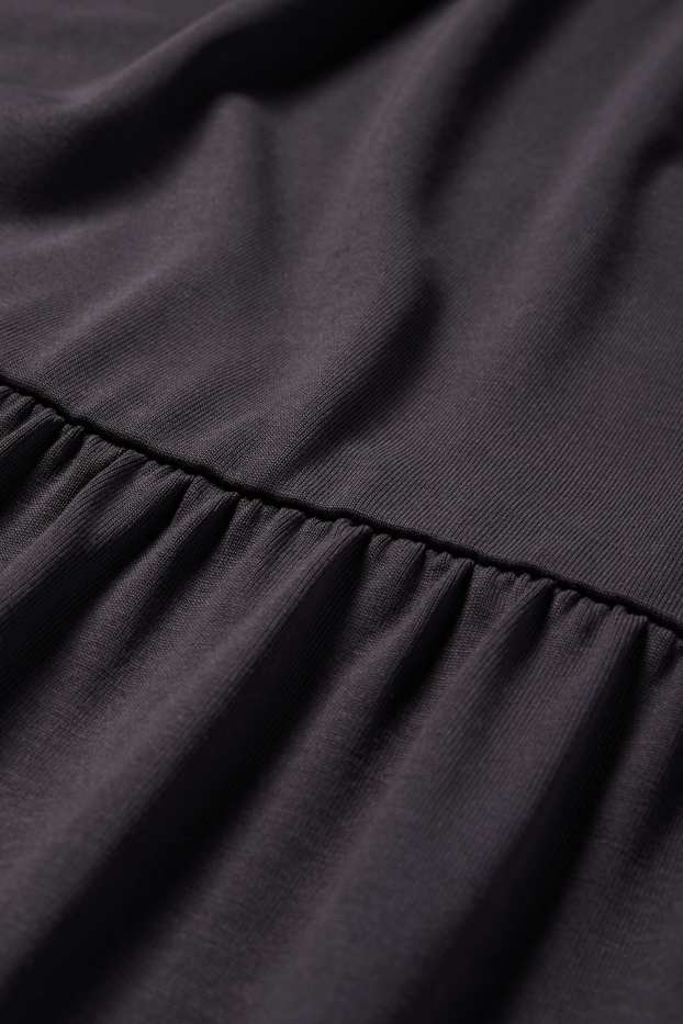 Femei - Rochie în A - gri închis