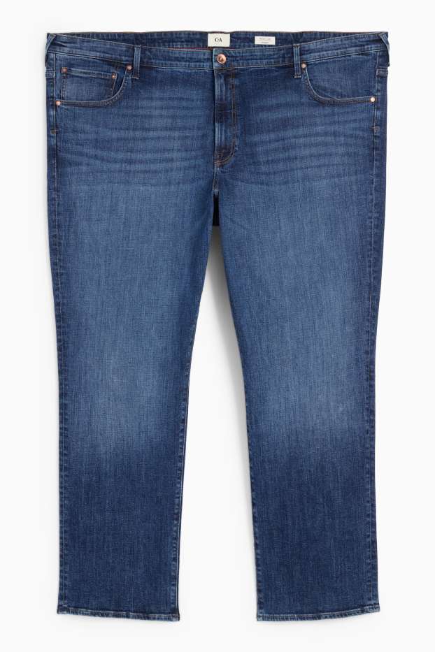 Bărbați - Straight jeans - LYCRA® - denim-albastru închis