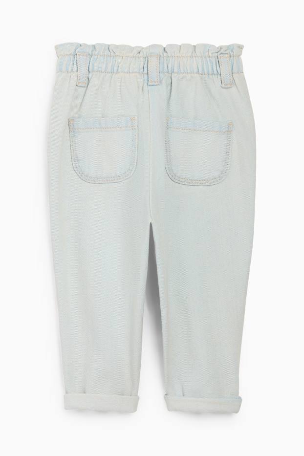 Bebeluși - fete - Cireașă - jeans bebeluși - denim-albastru deschis