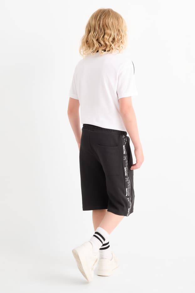 Copii - Băieți - Pantaloni scurți de trening - negru