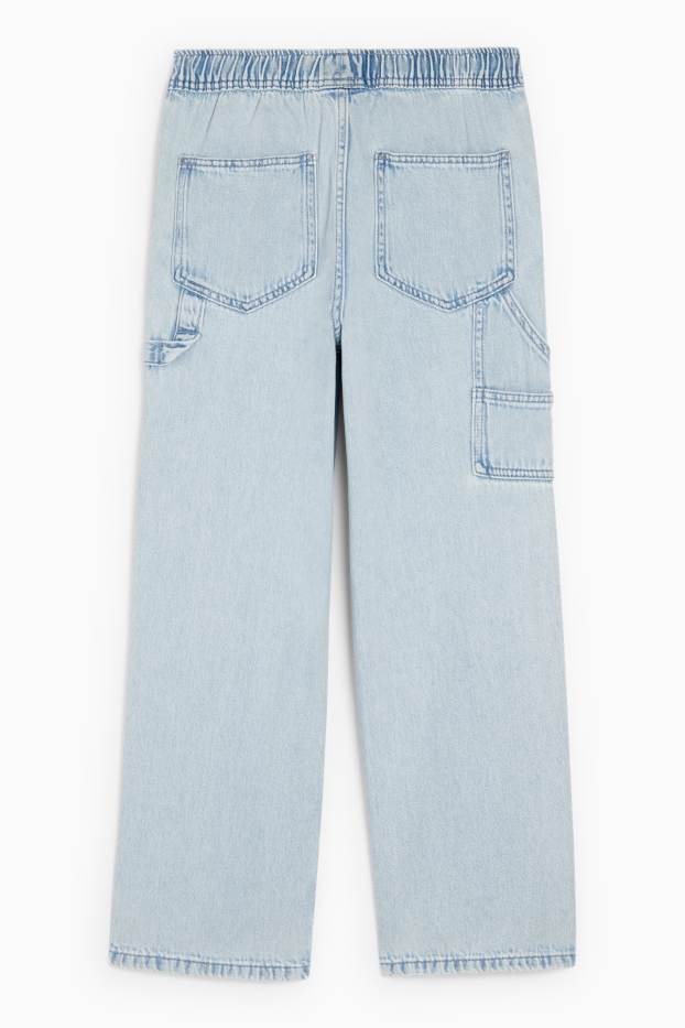 Children Boys - Loose fit jeans - denim-light blue
