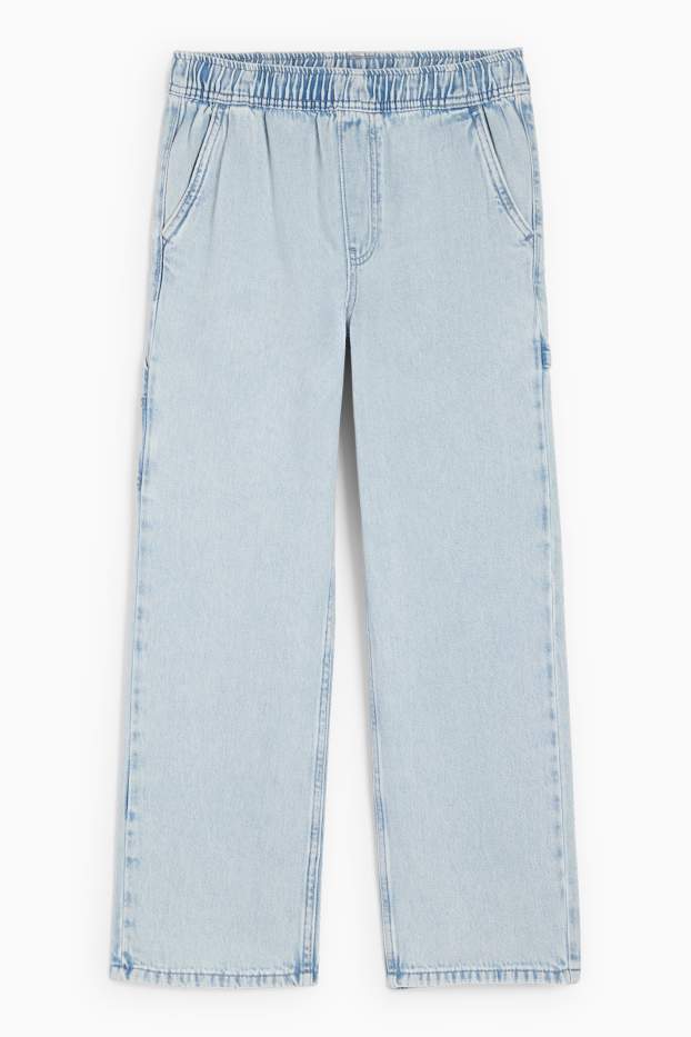 Children Boys - Loose fit jeans - denim-light blue
