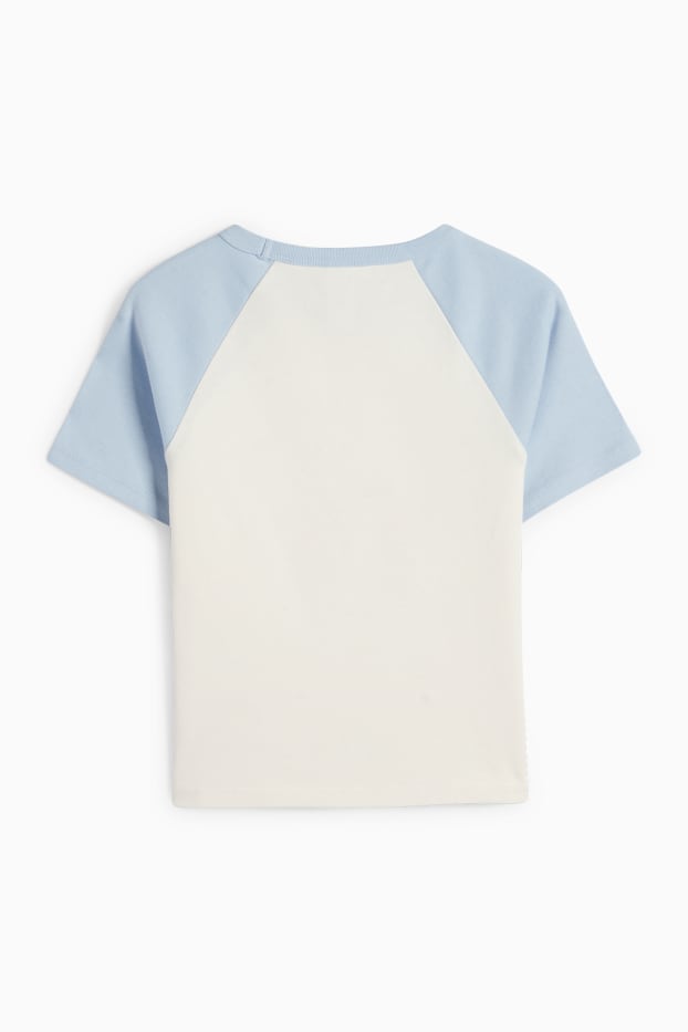 Copii - Fete - Lilo & Stitch - tricou cu mânecă scurtă - reiat - alb