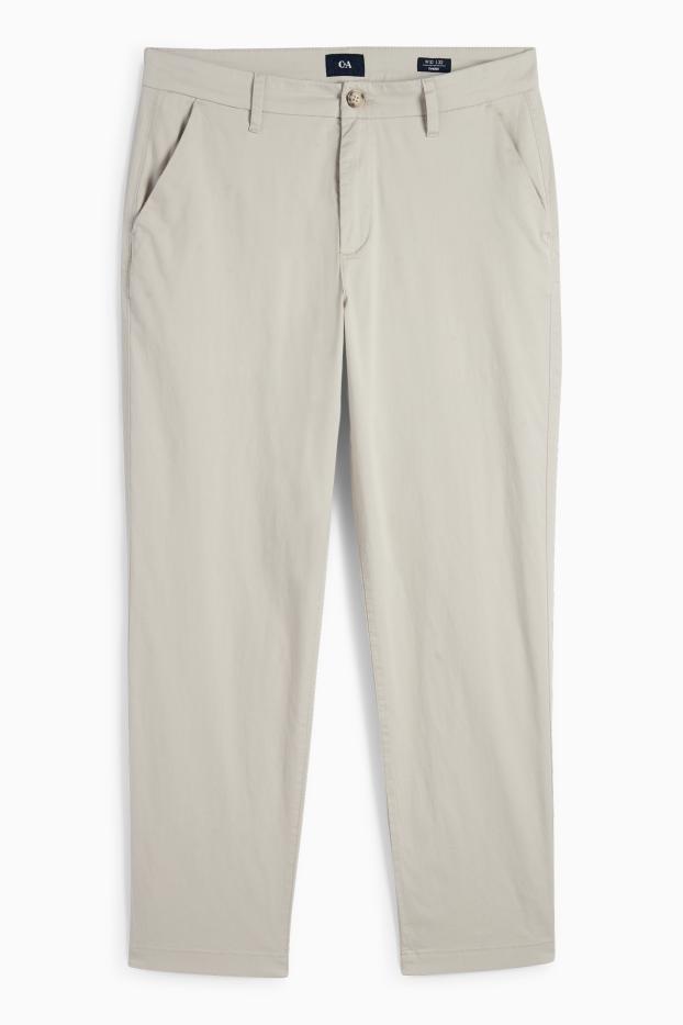Bărbați - Chino - tapered fit - bej deschis