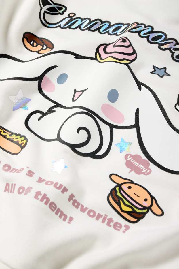 Copii - Fete - Cinnamoroll - hanorac - alb