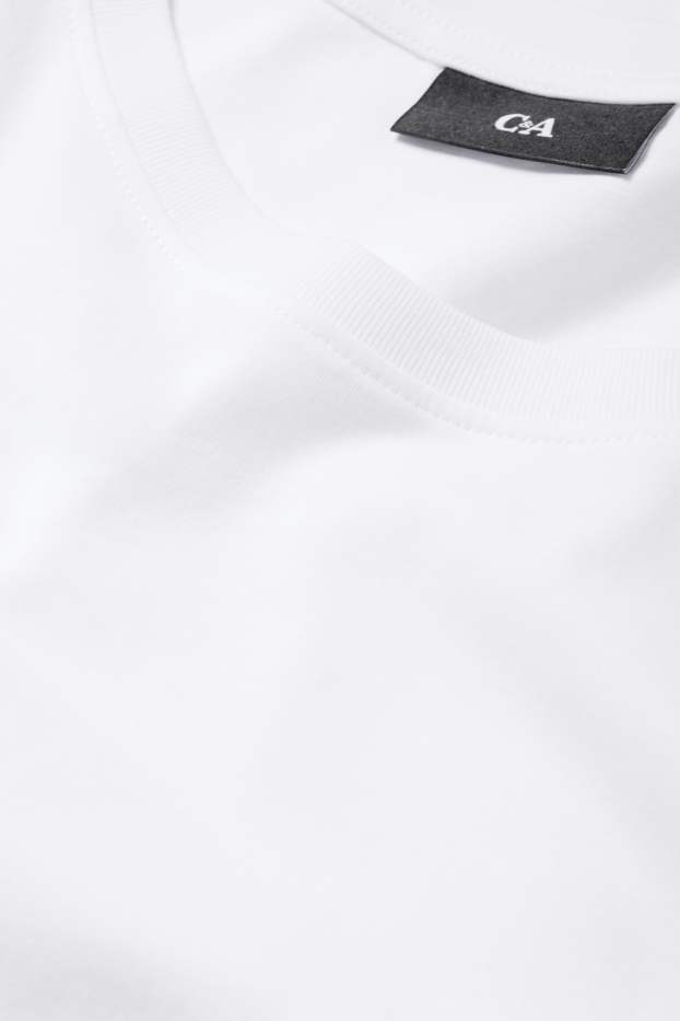 Bărbați - Tricou - regular fit - alb