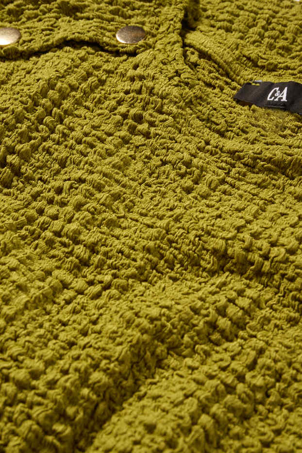 Femei - Tricou - regular fit - structurat - verde