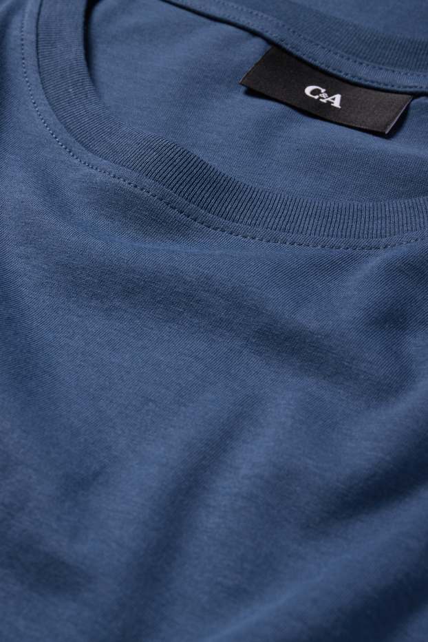 Bărbați - Tricou - regular fit - albastru închis