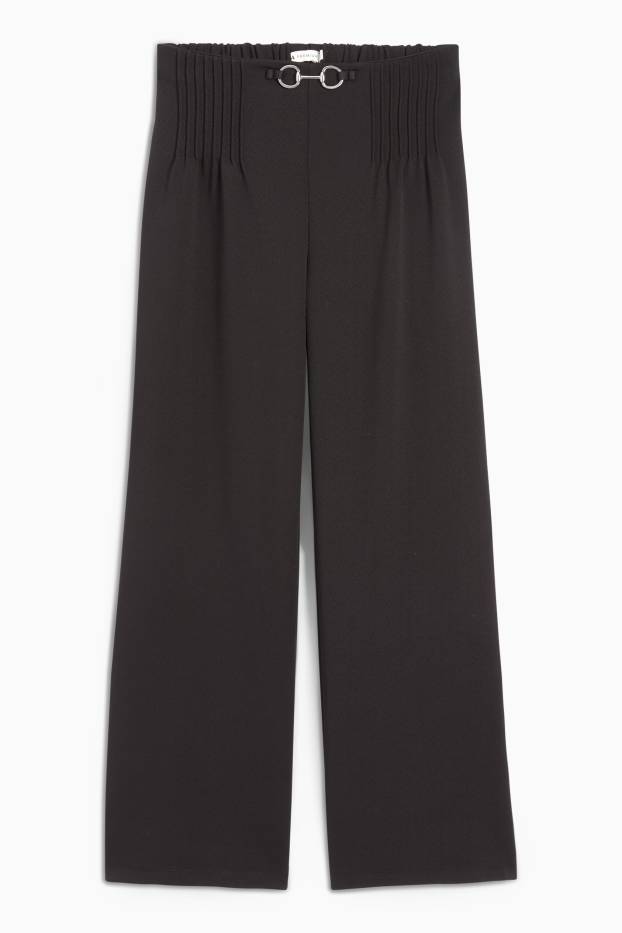 Copii - Fete - Pantaloni de stofă - negru