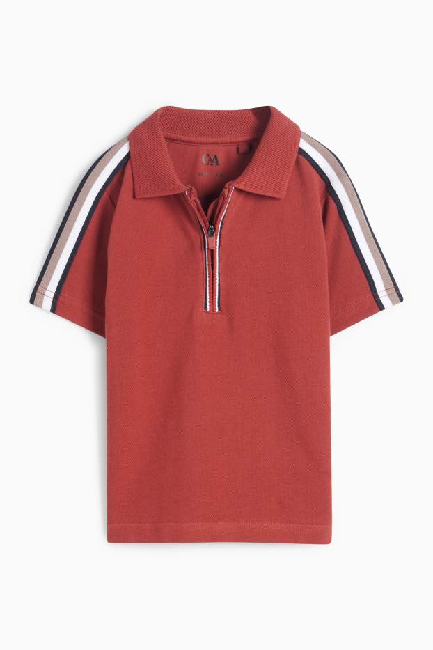 Copii - Băieți - Tricou polo - vișiniu