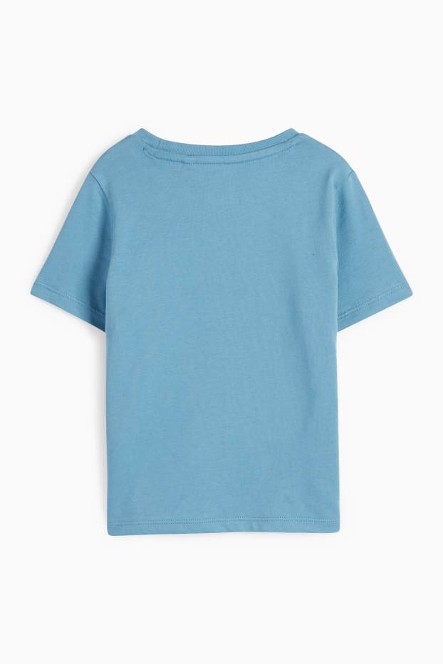 Copii - Băieți - Monstru skater - tricou cu mânecă scurtă - albastru
