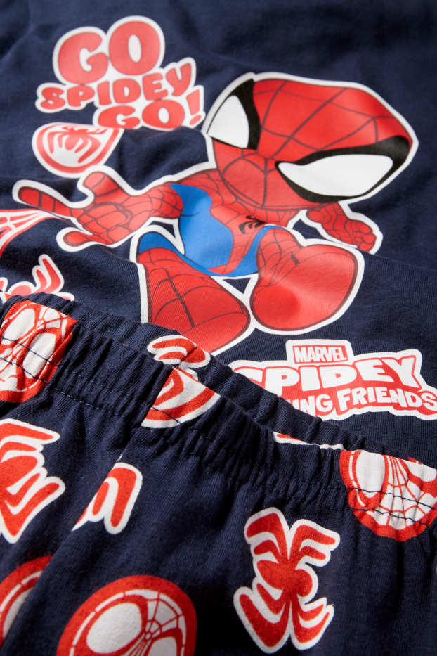 Copii - Băieți - Păienjenelul Marvel și prietenii lui uimitori - pijama - 2 piese - albastru închis