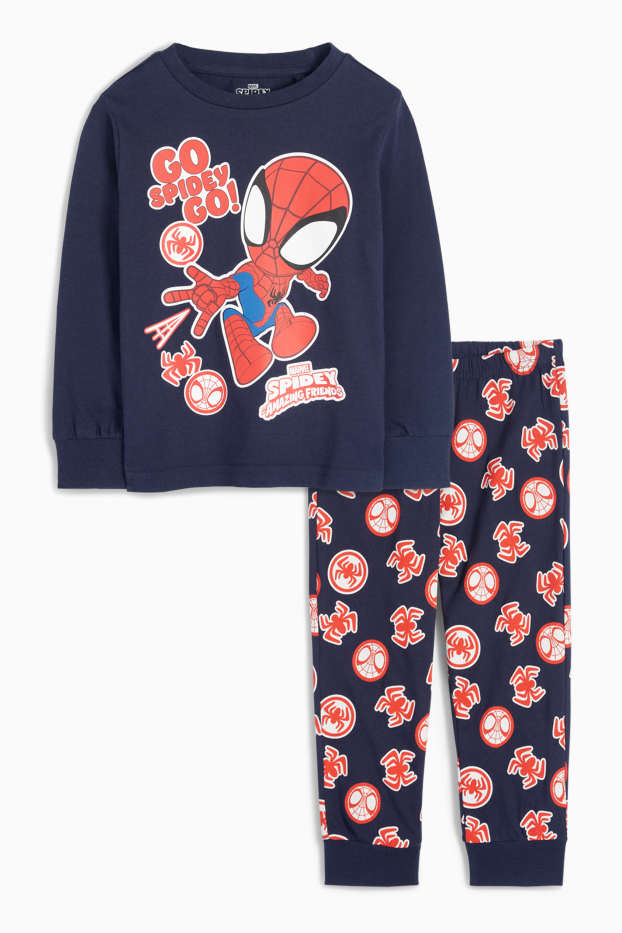 Copii - Băieți - Păienjenelul Marvel și prietenii lui uimitori - pijama - 2 piese - albastru închis