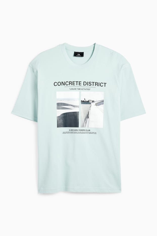 Bărbați - Tricou - relaxed fit - verde mentă