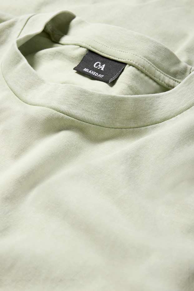 Bărbați - Tricou - relaxed fit - verde mentă