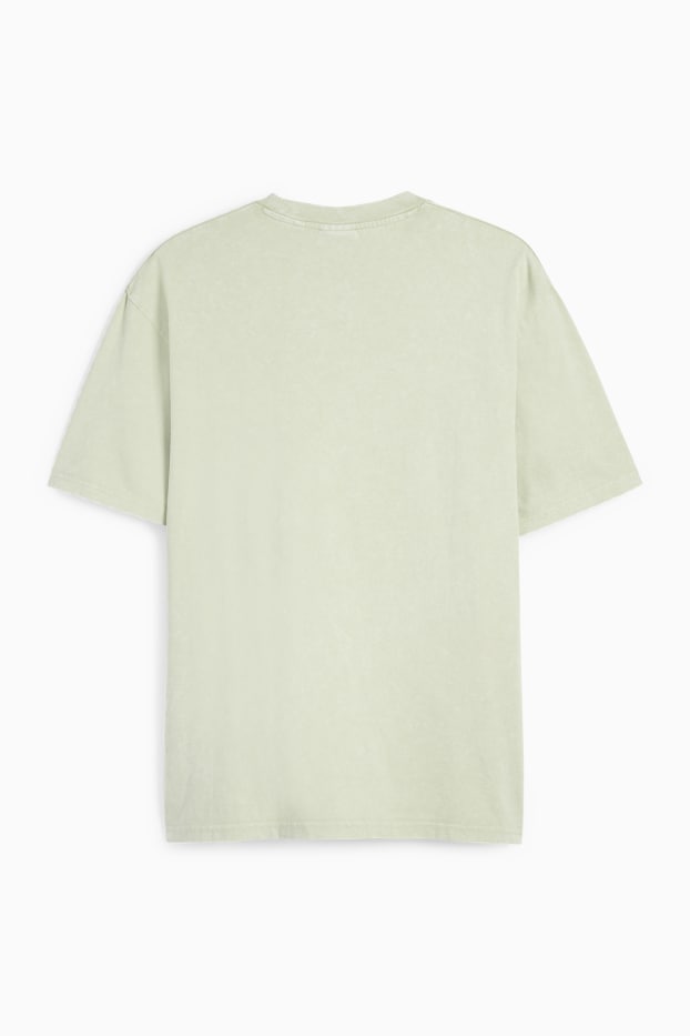 Bărbați - Tricou - relaxed fit - verde mentă