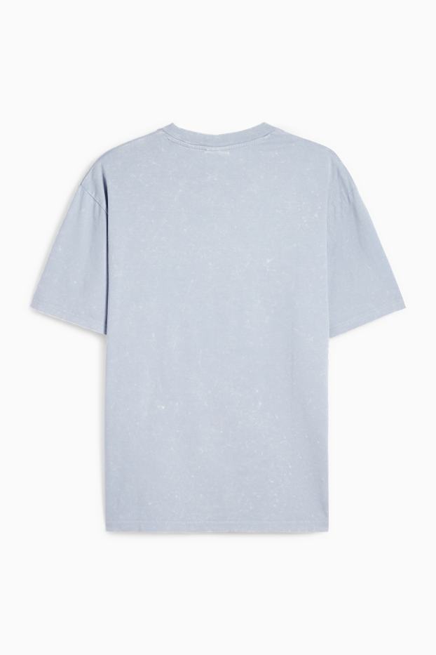 Bărbați - Tricou - relaxed fit - albastru deschis