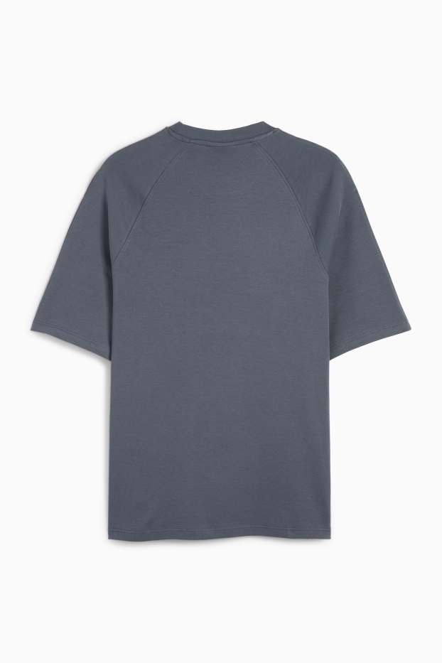 Bărbați - Tricou - relaxed fit - gri închis