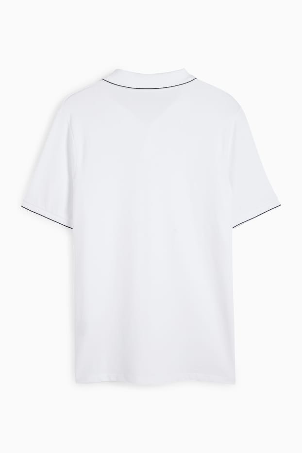 Men - Polo shirt - slim fit - white