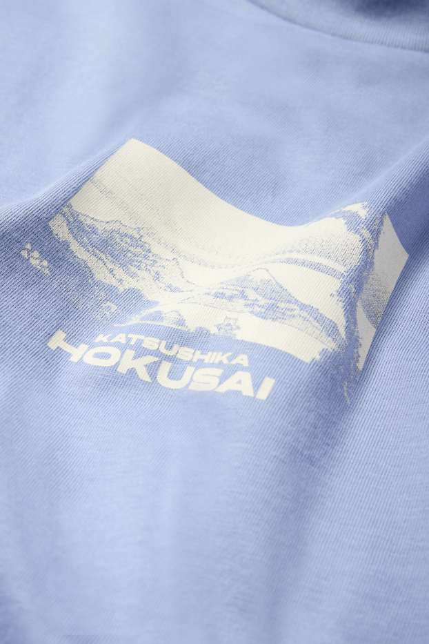 Bărbați - Tricou - relaxed fit - albastru