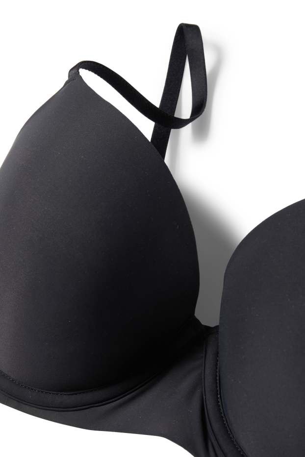 Femei - Sutien cu armătură - FULL COVERAGE - vătuit - negru