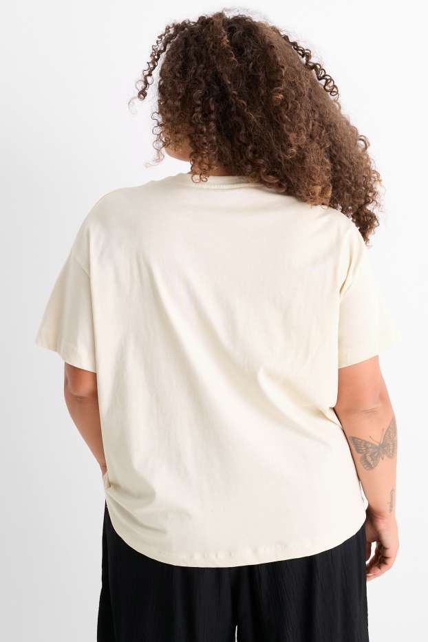 Femei - Tricou - regular fit - bej deschis