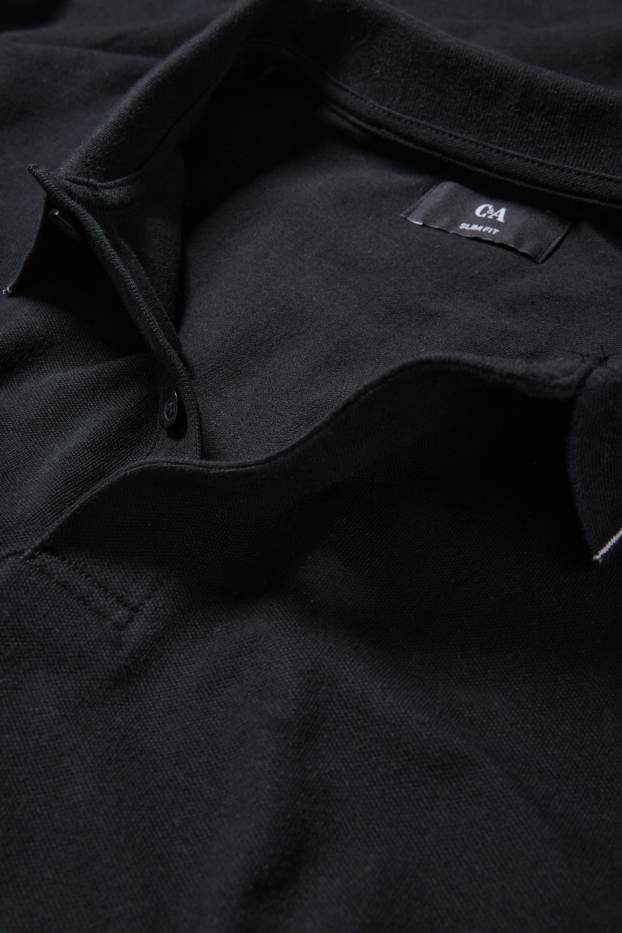 Bărbați - Tricou polo - negru