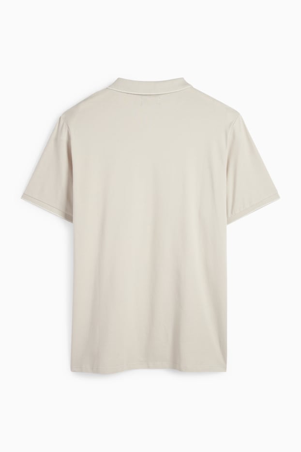 Bărbați - Tricou polo - bej