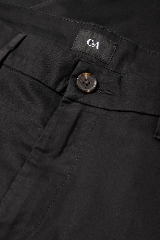 Bărbați - Chino - tapered fit - negru