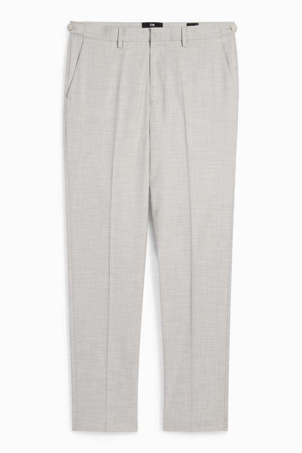 Bărbați - Pantaloni modulari - regular fit - Flex - gri deschis