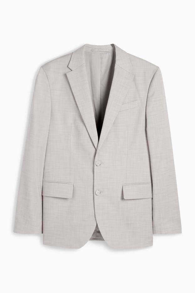 Bărbați - Sacou modular - regular fit - Flex - gri deschis