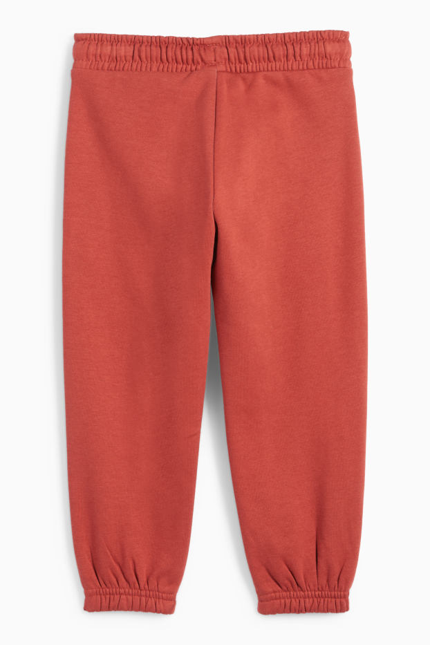 Copii - Băieți - Pantaloni de trening - portocaliu închis