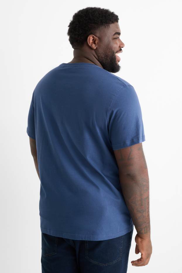 Bărbați - Tricou - regular fit - albastru închis