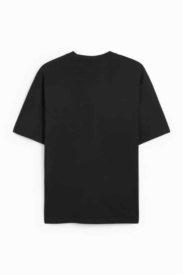 Bărbați - Tricou - relaxed fit - negru