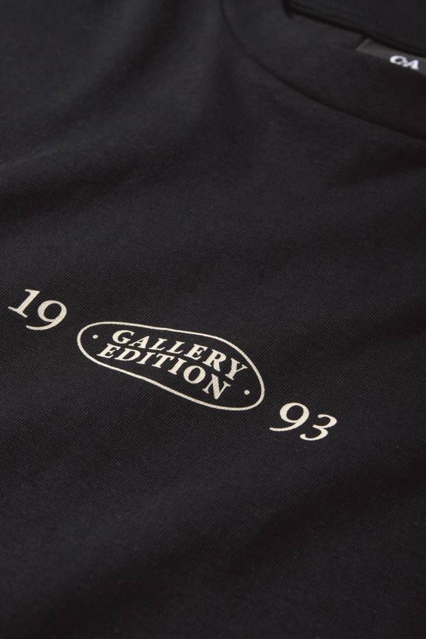 Bărbați - Tricou - relaxed fit - negru