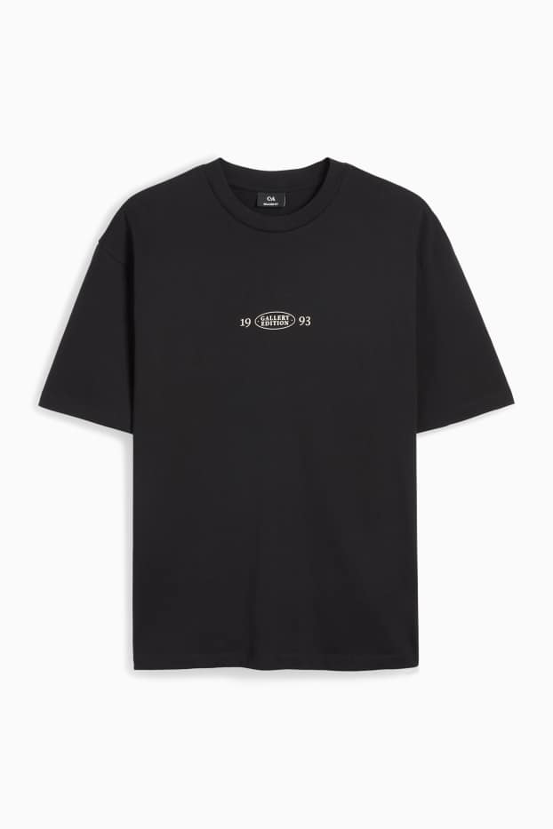 Bărbați - Tricou - relaxed fit - negru