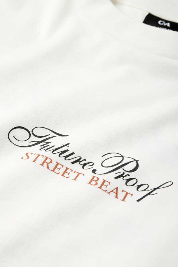 Bărbați - Tricou - relaxed fit - alb