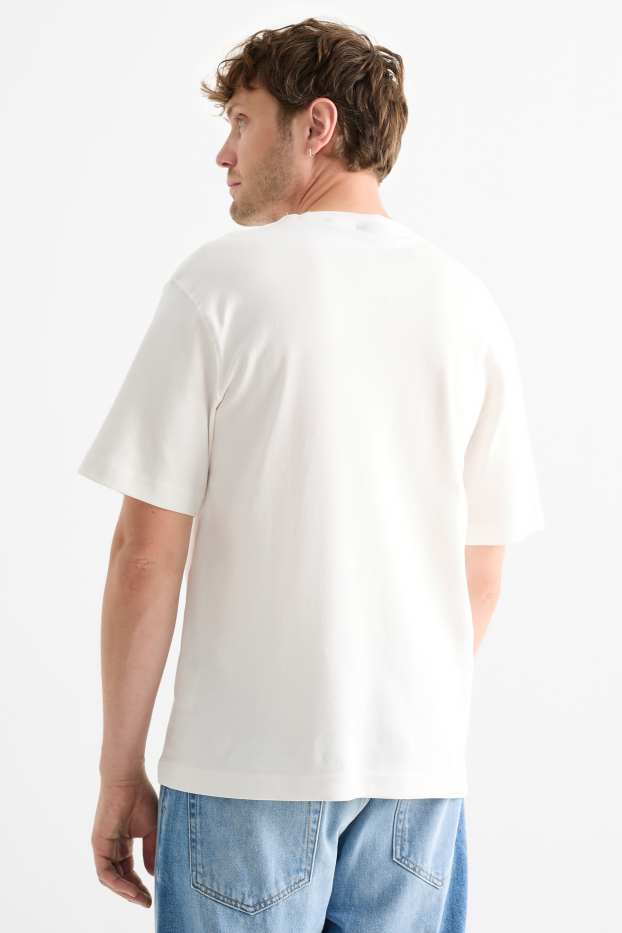 Bărbați - Tricou - relaxed fit - alb