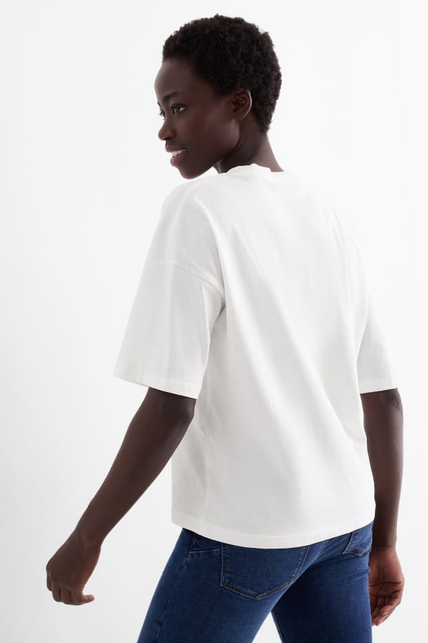 Dámské - Tričko - regular fit - bílá