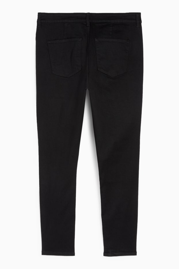 Femei - Jegging jeans - talie înaltă - negru
