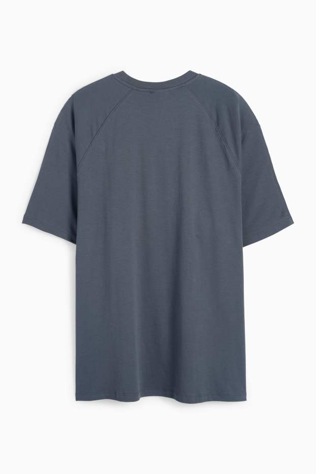 Bărbați - Tricou - relaxed fit - gri închis