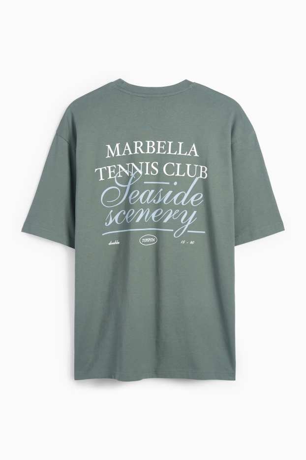 Herren - T-Shirt - Relaxed Fit - grün