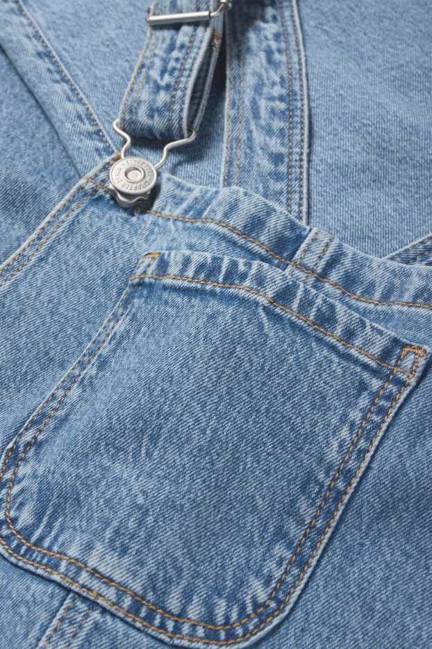 Copii - Fete - Salopetă din denim - denim-albastru deschis