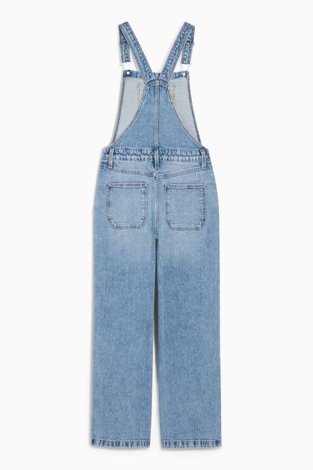 Copii - Fete - Salopetă din denim - denim-albastru deschis