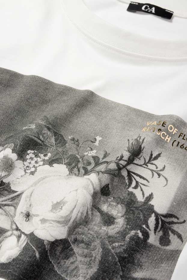 Femei - Tricou - relaxed fit - Rachel Ruysch - alb