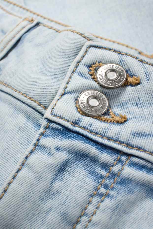 Copii - Fete - Bootcut jeans - LYCRA® - denim-albastru deschis