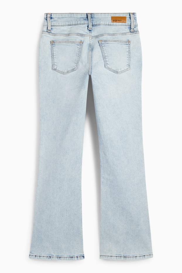 Copii - Fete - Bootcut jeans - LYCRA® - denim-albastru deschis